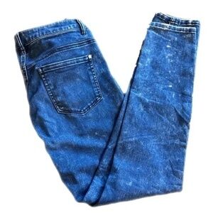 Tinseltown Denim Couture Women's Skinny Jeans Distressed Bleached Size 5
